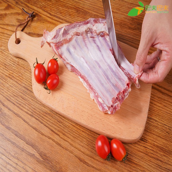 【巴夫生鲜黑猪肉通排 1000g/袋】